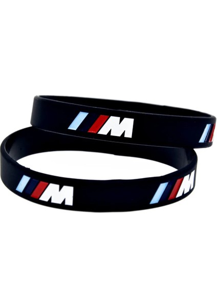 52-54MM Tarzı Beyaz Ar Bilezikler Spor M Güç Silikon Bileklik Bileklik Bmws M Sticker E46 E90 F20 E60 E39 X3 X4 X5 X6 Aksesuarları (Yurt Dışından) modelleri