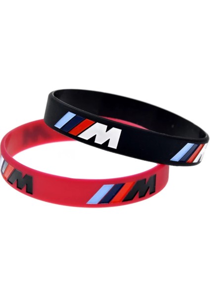 52-54MM Tarzı Beyaz Ar Bilezikler Spor M Güç Silikon Bileklik Bileklik Bmws M Sticker E46 E90 F20 E60 E39 X3 X4 X5 X6 Aksesuarları (Yurt Dışından) fırsatları