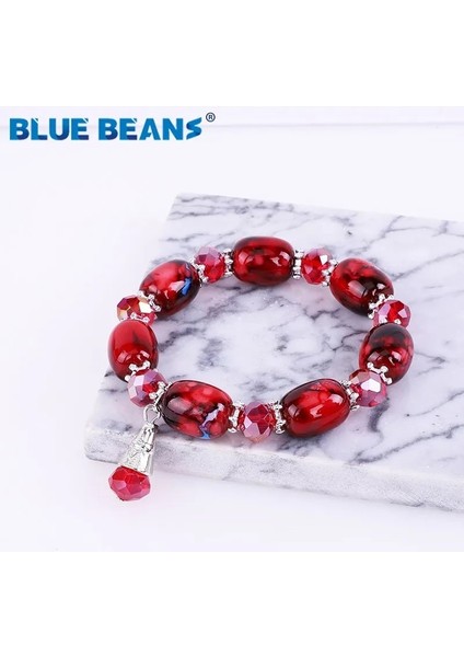 No.2 Boyutu Kristal Charm Bilezikler Bilezikler Boncuklu Kadın Mücevheratı Bohem Bilezik Femme Takı Çiftler Siyah Sıcak Moda Boho Büyük cc (Yurt Dışından) indirimleri