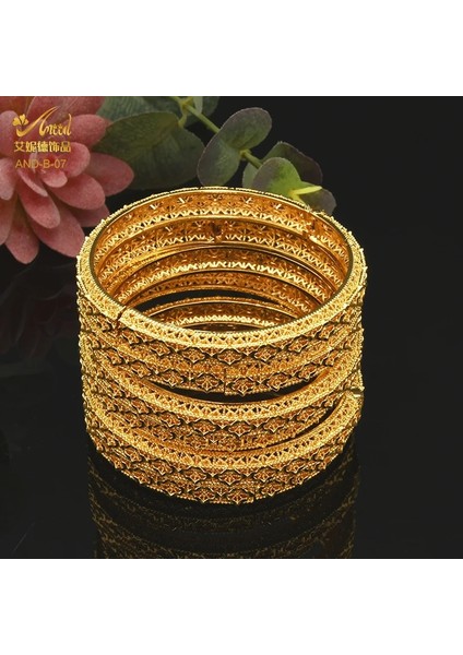 3 Parça Anııd Dubai Altın Bileklik Seti Kadın Hint Bilezikler Özel Etiyopya Kadın Accesoires Afrika Nijeryalı Takı Vücut En Iyi Arkadaşı (Yurt Dışından) fırsatları