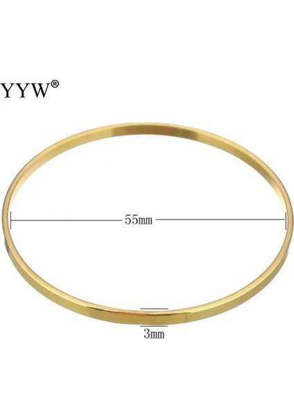 Çok Renkli Et Bohemian Altın Renk Daire Metal Bilezik Kadınlar Için Set Punk Boho Plaj Bileklik Kadın Paslanmaz Çelik Takı Hediye 55MM (Yurt Dışından) fırsatları