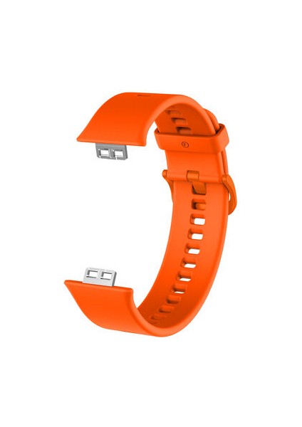 Huawei Watch Fit Esnek Yapılı Ayarlanabilir Soft Silikon Kordon KRD43