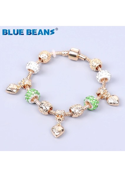 18CM Tarzı C3 2020 Kadınlar Için Bilezikler Boncuk Bilezik Takı Charms Altın Bilezik Kızlar Dize Kristal Bilezik Paslanmaz Çelik Boho Punk (Yurt Dışından) fırsatları
