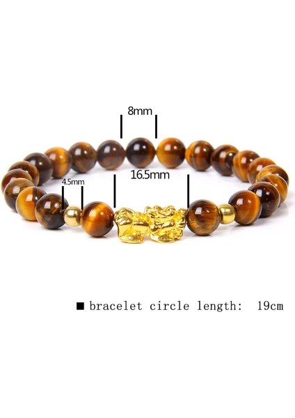 21CM Tarzı Siyah Tabanca Kaplama Kadın Erkek Feng Shui Buda Bilezik Altın Piuxiu Charm Bilezik Doğal Kaplan Gözü Taş Kuvars Kristal Boncuk Servet Bilezik (Yurt Dışından) indirimleri