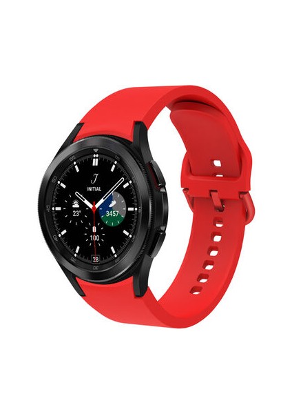 Galaxy Watch 4 Classic 42MM Yumuşak 10 Kademeli Ayarlanabilir Silikon Kordon KRD50
