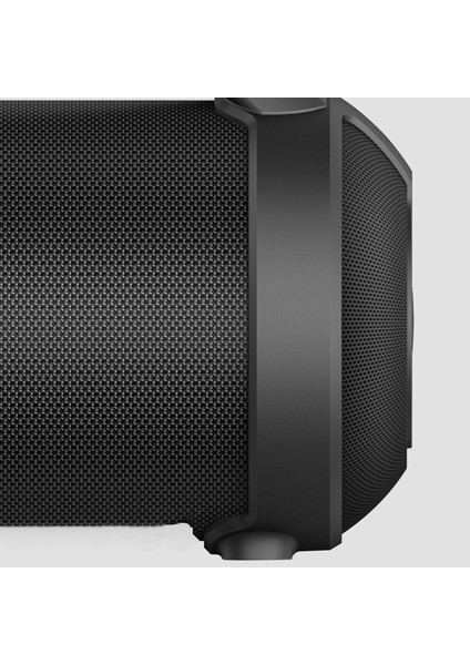 DS156 8.5W Kablosuz Bluetooth 5.0 RGB Aydınlatmalı TWS Stereo Boombox Taşınabilir Hoparlör Siyah