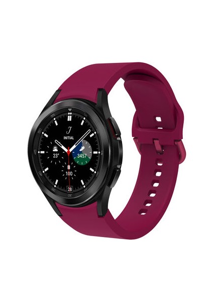 Galaxy Watch 4 Classic 46MM Yumuşak 10 Kademeli Ayarlanabilir Silikon Kordon KRD50