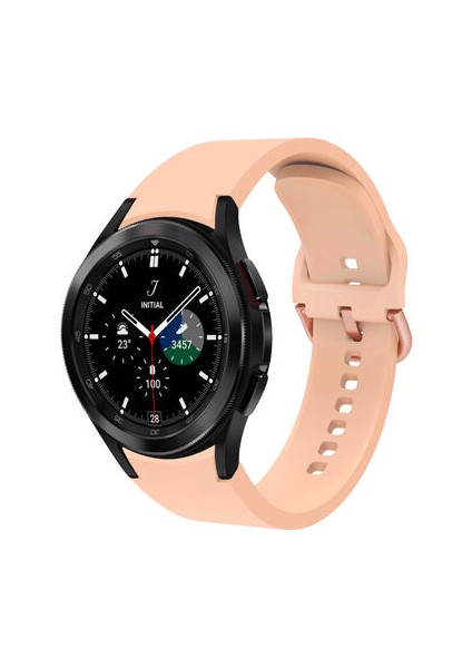 Galaxy Watch 4 Classic 42MM Yumuşak 10 Kademeli Ayarlanabilir Silikon Kordon KRD50