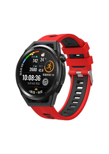 Galaxy Watch 46MM Delikli Esnek Silikon Kordon KRD55