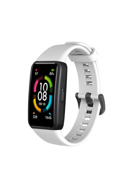 Huawei Band 6 Esnek Delikli Silikon Kordon KRD47