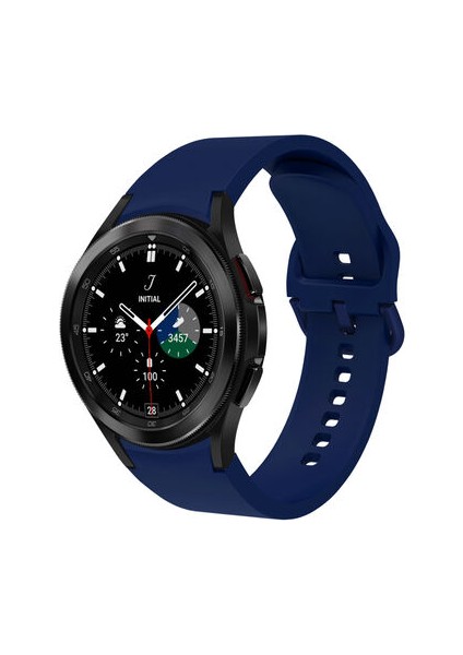 Galaxy Watch 4 Classic 46MM Yumuşak 10 Kademeli Ayarlanabilir Silikon Kordon KRD50