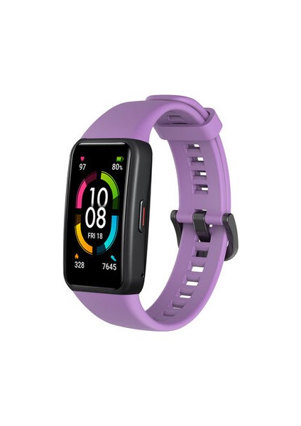 Huawei Band 6 Esnek Delikli Silikon Kordon KRD47