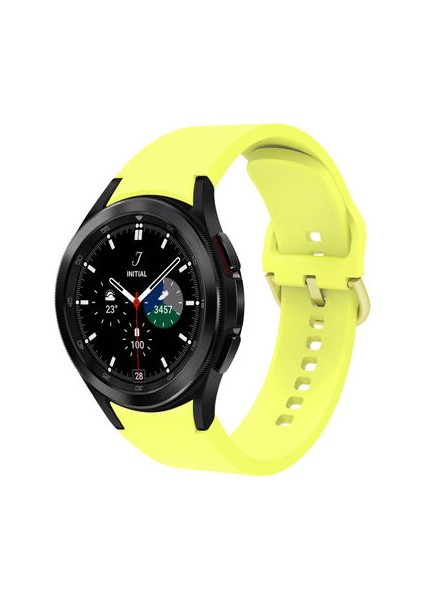 Galaxy Watch 4 Classic 42MM Yumuşak 10 Kademeli Ayarlanabilir Silikon Kordon KRD50