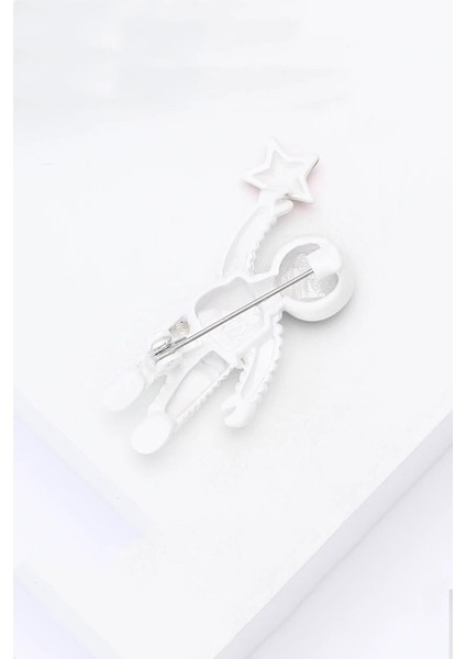 Yıldız Yakalayan Astronot Broş Yaka Iğnesi modelleri