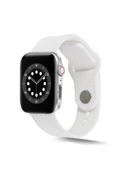 Watch 40MM Örgü Tasarımlı Esnek Silikon Kordon KRD37