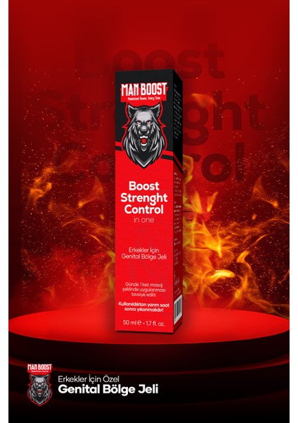 Man Boost Libidox - Erkeklere Özel Boyutlandırıcı Ve Sertleştiricilı Efsane Krem 50 ml