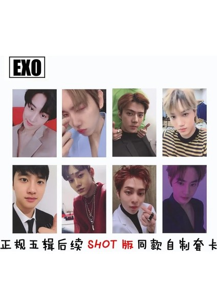 Vuruş Kpop Exo Mama Aynı Fotoğraf Kartları Xoxo Şanslı Bir Isimler Imzalar Lomo Kartları Canavar Evren Cbx Güç Savaşı Tempo Premium Fotoğraflar (Yurt Dışından)