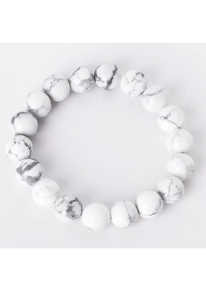 10 mm Boncuk Stili Turkuaz Doğal Taş Boncuklu Charm Bilezik Sır Beyaz Howlite Yoga Boncuklu Erkekler & Kadınlar Için Bilezik Noel Takı Hediyesi (Yurt Dışından) fiyatları