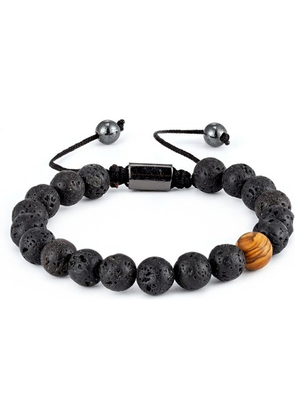 Ayarlanabilir Stil Ay 12 Takımyıldızı Güneş Sistemi Gezegen Bilezik Erkekler 8mm Doğal Taş Hematit Çakra Bilezikler Kadınlar Charm Çift Takı Hediyeler (Yurt Dışından)