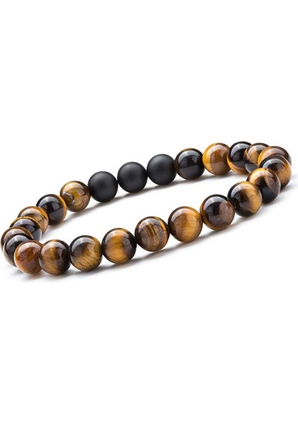 Kaplan Gözü Moda 8mm Kaplan Gözü Taş Boncuk Bilezik Beyaz Howlite Doğal Taş Uzun Mesafe Çift Bilezikler Charm Yoga Bileklik Erkekler Için (Yurt Dışından) fırsatları