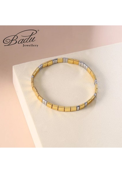 1 ADET32403 Badu 3 Takım Japonya Miyuki Boncuk Gökkuşağı Bilezik Kadınlar Yeni Cam Boncuk Takı Bohemia Yaz Plaj Bayanlar Hediye (Yurt Dışından)