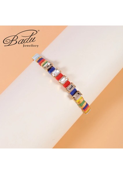 1 ADET32403 Badu 3 Takım Japonya Miyuki Boncuk Gökkuşağı Bilezik Kadınlar Yeni Cam Boncuk Takı Bohemia Yaz Plaj Bayanlar Hediye (Yurt Dışından) fırsatları