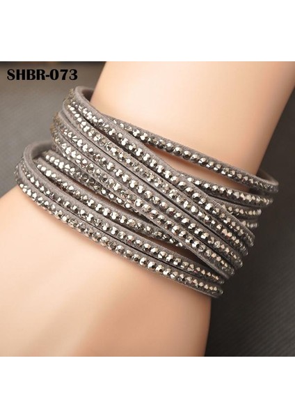 Şampanya Lokaer Charms Bilezik Sıcak Satış Moda Wrap Bilezik Çok Katmanlı Bilezik Kadınlar Hediye Için Seçmek Için WRBR-002 (Yurt Dışından) fırsatları