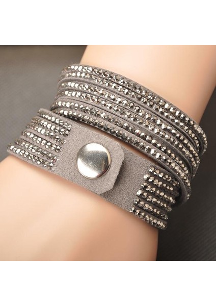 Şampanya Lokaer Charms Bilezik Sıcak Satış Moda Wrap Bilezik Çok Katmanlı Bilezik Kadınlar Hediye Için Seçmek Için WRBR-002 (Yurt Dışından) indirimleri