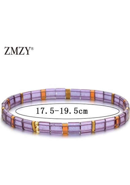 HGSL002-6 Zmzy Lüks Yeni Boncuk Bilezik Kadın Bohemian Miyuki Bilezik Erkekler Vintage Takı Boho Tila Boncuk Bilezik Mujer Filament (Yurt Dışından)