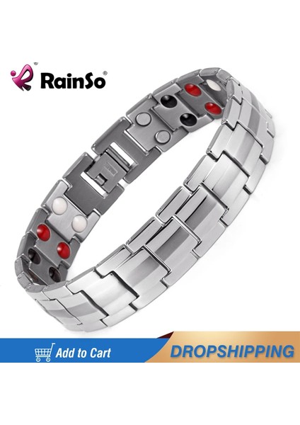 1537BK Seti Rainso Moda Takı Şifa Fır Manyetik Titanyum Bio Enerji Bilezik Erkekler Için Aksesuar Bilezikler Yeni Sıcak 2021 (Yurt Dışından) fiyatları