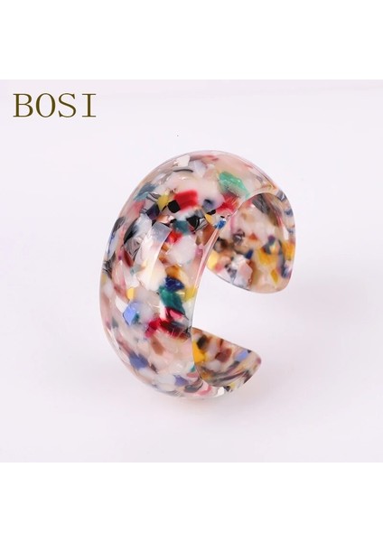 No.6 Boyutu Bohemian Za Akrilik Leopar Baskı Reçine Bilezikler Kadınlar Için Renkli Bilezikler Reçine Manşet Bilezik Moda Punk Zarif Takı (Yurt Dışından) indirimleri