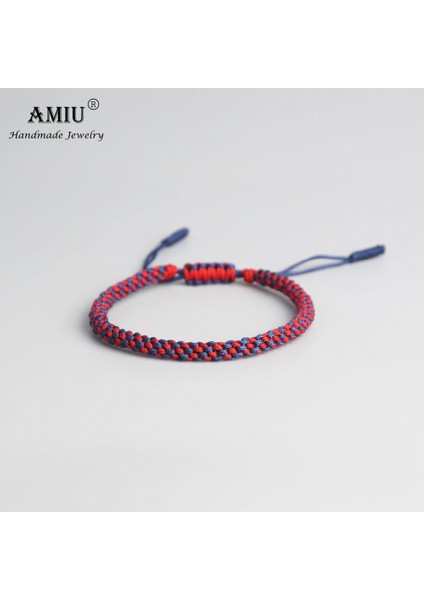 No.6 Boyutu Amıu Tibet Budist Şanslı Charm Tibet Bilezik ve Bilezikler Erkekler Için El Yapımı Düğüm Naylon Iplik Kırmızı Halat Bilezik (Yurt Dışından) fırsatları