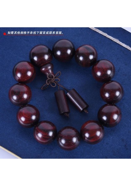Kobalt Menekşe Büyük Yaprak Kırmızı Sandal Ağacı Seiko Butik Küçük Delik Buda Boncukları Wenwan Bilezik Eski Malzemeler (Yurt Dışından)