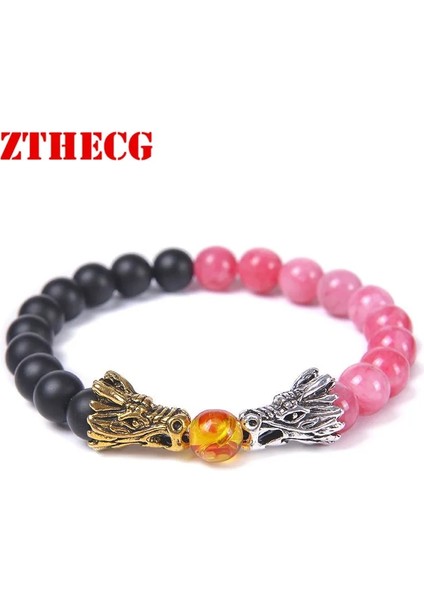 No.6 Boyutu 2021 Yeni Charm Bilezik Erkekler Için Moda Lüks Ejderha Yüksek Li Kaplan Gözü Taş Boncuk Bilezikler Takı Erkek Pulseira Bileklik (Yurt Dışından)