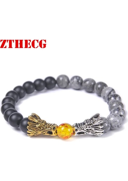 No.3 Boyutu 2021 Yeni Charm Bilezik Erkekler Için Moda Lüks Ejderha Yüksek Li Kaplan Gözü Taş Boncuk Bilezikler Takı Erkek Pulseira Bileklik (Yurt Dışından)