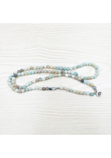 Lotus 8mm Buzlu Mat Ite Bilezik Rayer Boncuk Lotus Om Bilek Mate Mala Boncuk Bilezik (Yurt Dışından) fırsatları