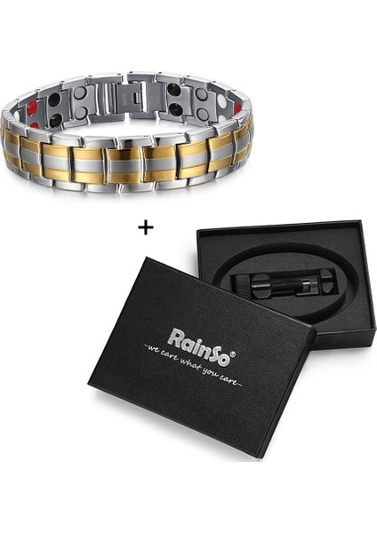 1537SG Seti Rainso Moda Takı Şifa Fır Manyetik Titanyum Bio Enerji Bilezik Erkekler Için Aksesuar Bilezikler Yeni Sıcak 2021 (Yurt Dışından)