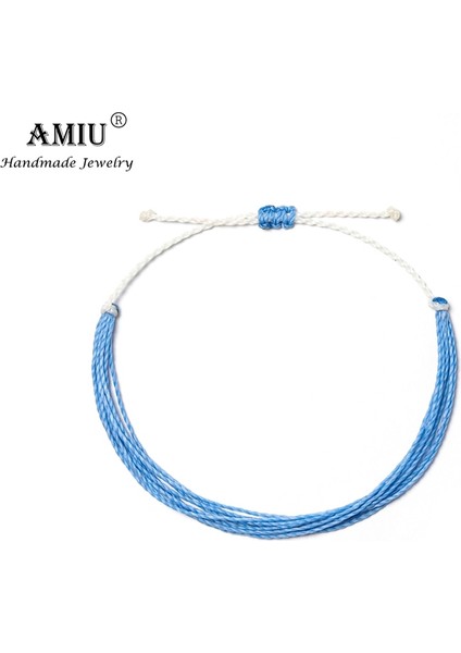 No.14 Boyutu Amıu 15 Renkler El Yapımı Bohem Yüksek Li Su Geçirmez Balmumu Iplik Şanslı Halat Bilezik Kadınlar Için Balmumu Ipliği Makrome Bilezikler (Yurt Dışından)