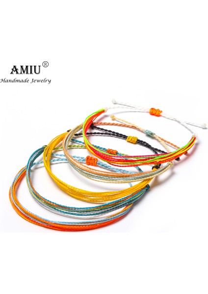 No.14 Boyutu Amıu 15 Renkler El Yapımı Bohem Yüksek Li Su Geçirmez Balmumu Iplik Şanslı Halat Bilezik Kadınlar Için Balmumu Ipliği Makrome Bilezikler (Yurt Dışından) modelleri