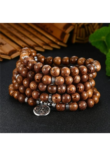 Yeşil 108 Boncuk Tespih Erkekler Bilezik Tibet Budist Namaz Charm Mala Meditasyon Hayat Ağacı Şanslı Wenge Ahşap Bilezik Kadın Takı (Yurt Dışından) fiyatları