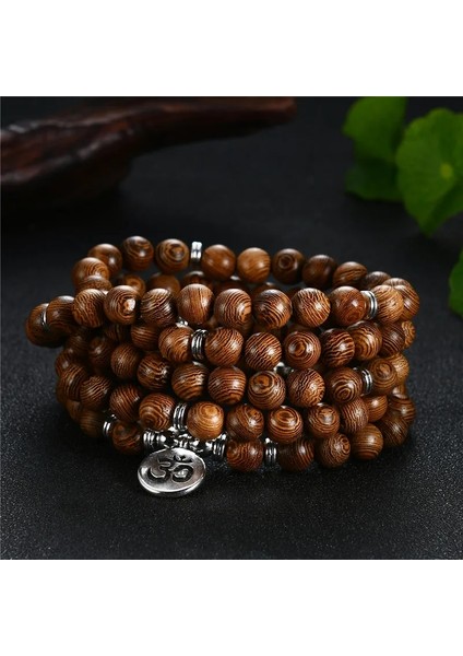 Yeşil 108 Boncuk Tespih Erkekler Bilezik Tibet Budist Namaz Charm Mala Meditasyon Hayat Ağacı Şanslı Wenge Ahşap Bilezik Kadın Takı (Yurt Dışından) modelleri