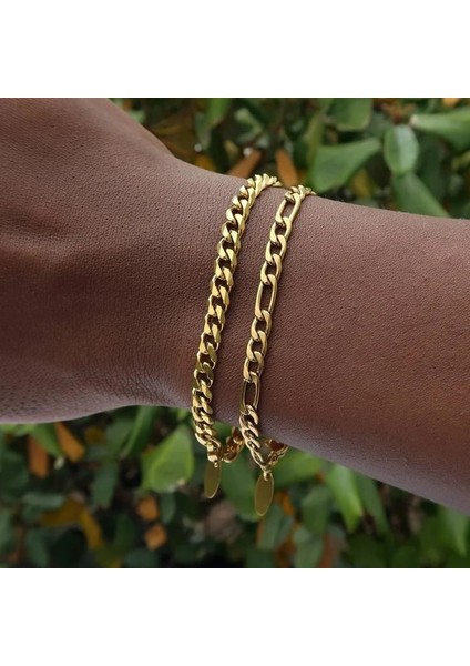 No.1 Boyutu Klasik Figaro Zincir Erkekler Bilezik Trendy Mizaç Genişlik mm Paslanmaz Çelik Zincir Bilezik Erkekler Takı Hediye Için (Yurt Dışından) fiyatları