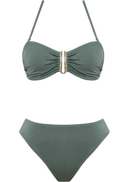 Aksesuarlı Brezilya Bikini Takım