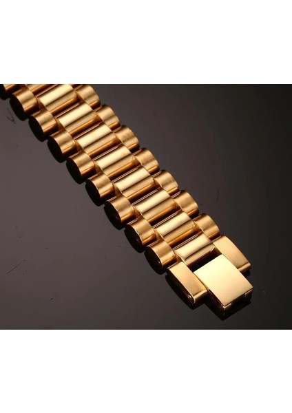 Altın Rengi Modyle Erkek Bilezik Altın Renkli 22CM Tıknaz Zincir Bileklik Bilezik Paslanmaz Çelik Erkek Takı Hediye (Yurt Dışından) fırsatları