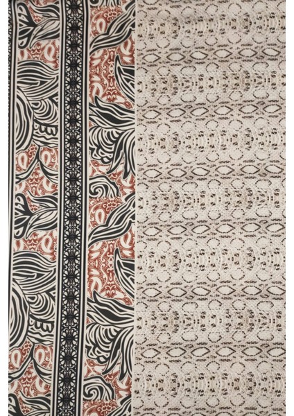 Şifon Saten Geometrik Desenli Dijital Baskılı Kumaş / En 1,50 cm