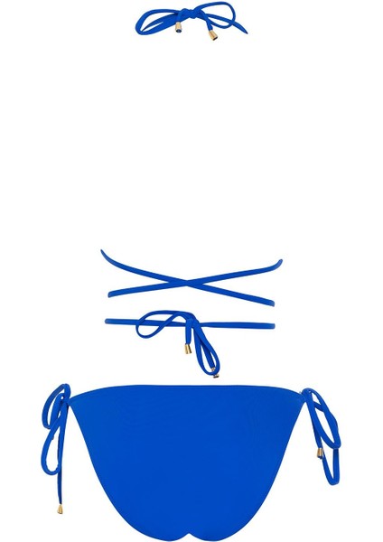 Saılor Çiçekli Üçgen Bikini Takım