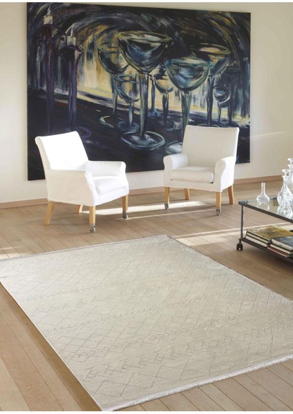 Ecosıa Modern Şönil Kilim Halı Yüksek Kalite Yolluk Antrasit Yıkanabilir Saçaklı Kaymaz Taban