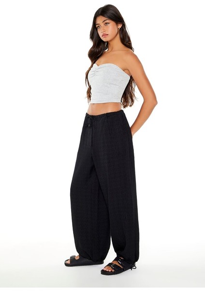 Twill Bağcıklı Kargo Pantolon modelleri
