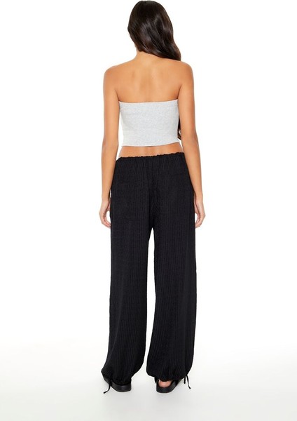 Twill Bağcıklı Kargo Pantolon fırsatları