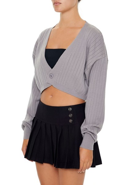 Fitilli Crop Hırka